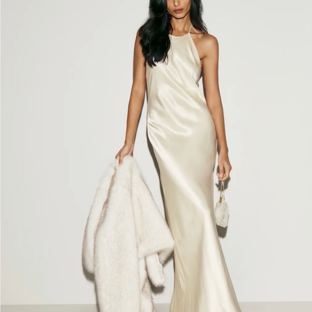 Reformation Jeany Silk Dress